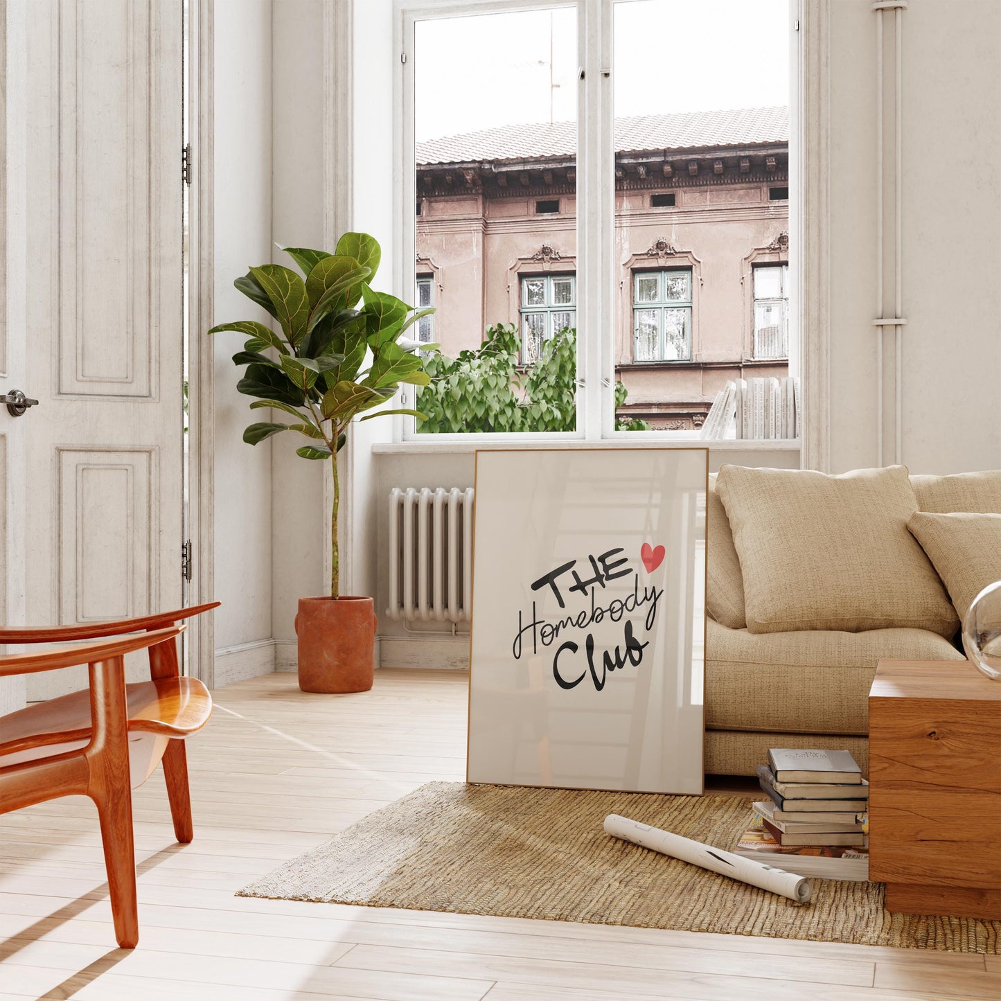The Homebody Club Print: Retro Wall Art (Digital Download)