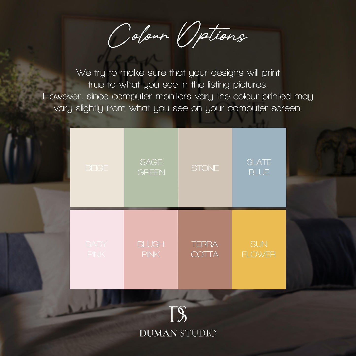 Dear Bed I Love You Print: Bedroom Wall Decor (Digital Download)