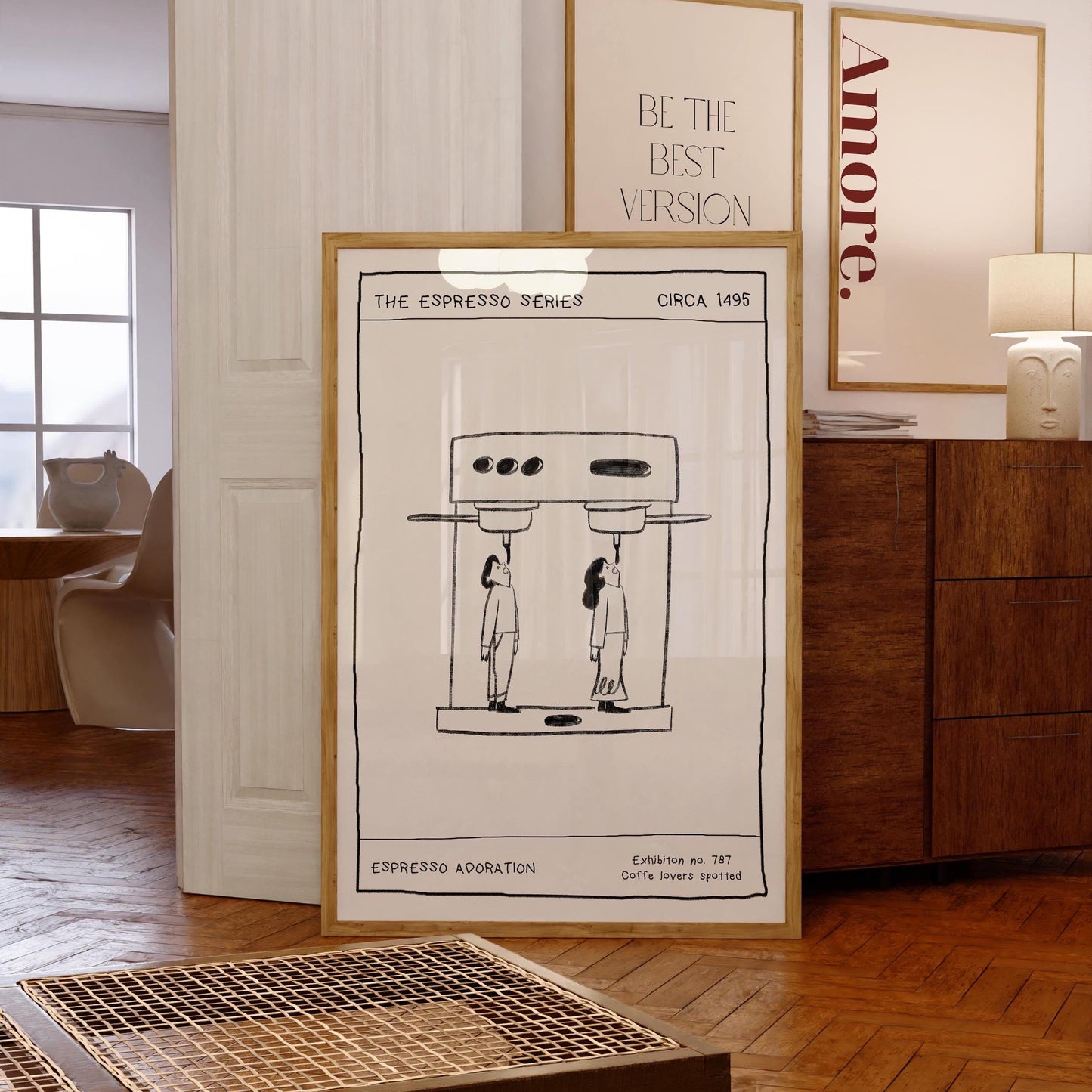 Espresso Machine Art Print: Coffee Lover Gift (Digital Download)