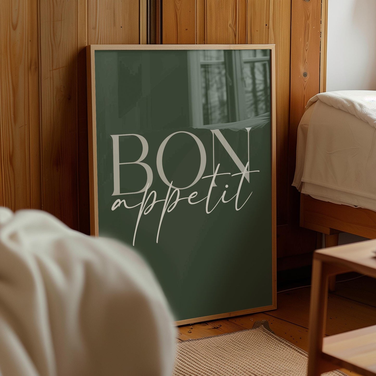 Bon Appetit Print Set: Modern Kitchen Wall Art (Digital Download)