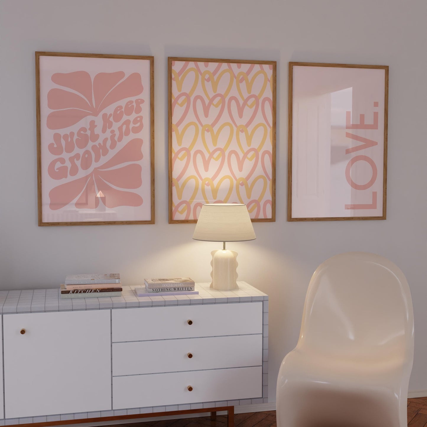 Girl Power Prints: Pastel Teen Room Decor (Digital Download)
