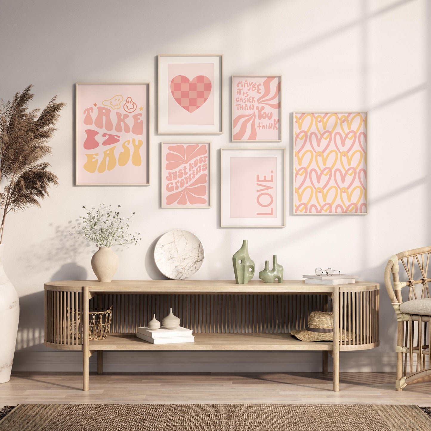 Girl Power Prints: Pastel Teen Room Decor (Digital Download)