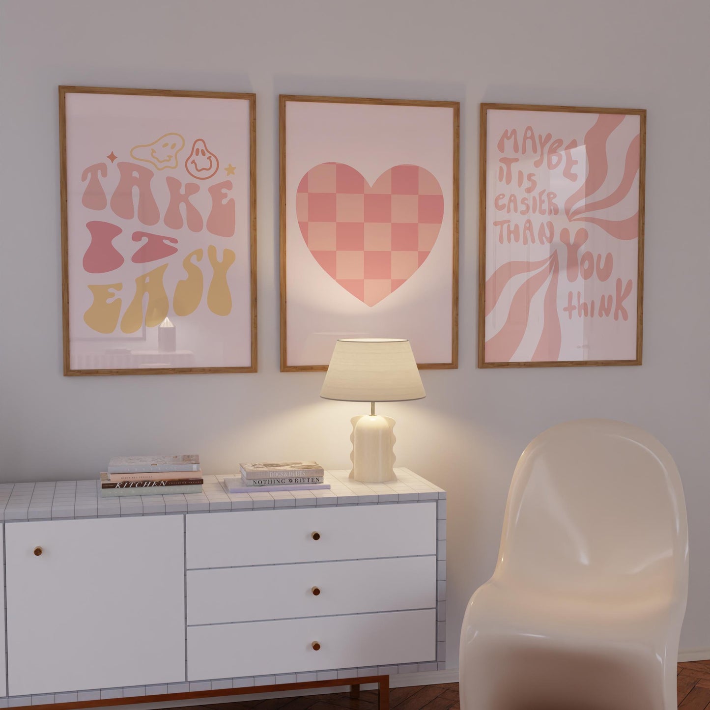 Girl Power Prints: Pastel Teen Room Decor (Digital Download)