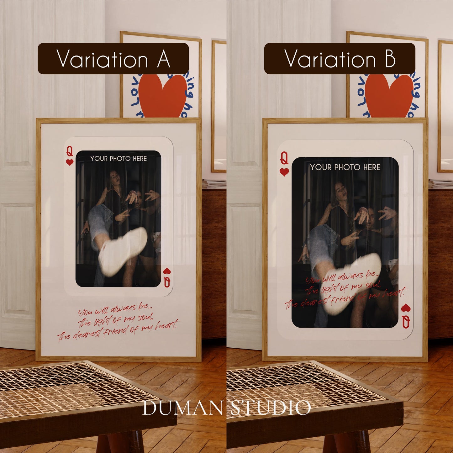 Custom Playing Cards Print, Custom Photo Print, Best Friend Gift, Personalized Gift, Unique Gift Idea, Custom Card Print, Gift Idea For Her