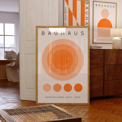 Bauhaus Exhibition Poster: Sage Green Boho Chic Wall Art (Digital Download)