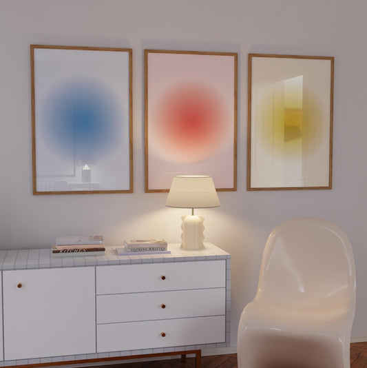 Y2K Aura Gradient Print Set: Spiritual Wall Art (Digital Download)