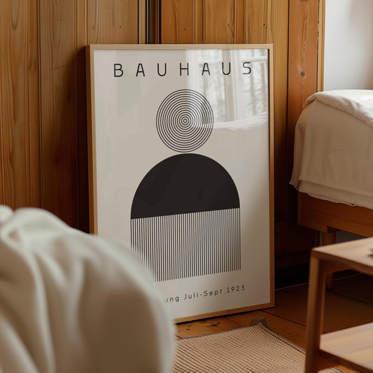 Bauhaus Exhibition Poster: Modernist Abstract Art (Digital Download)