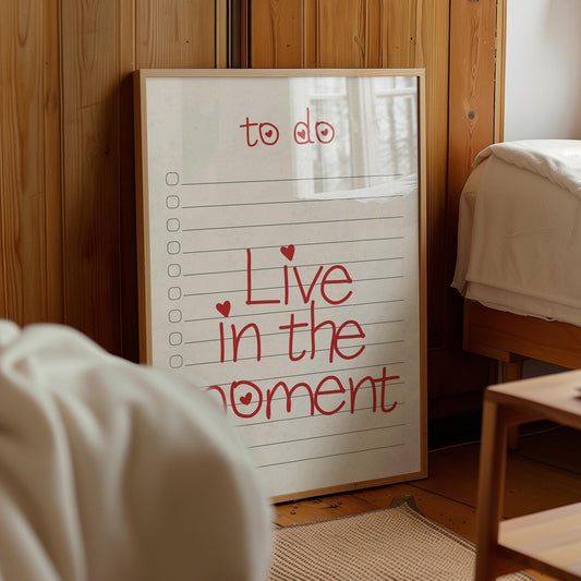 To Do List Inspirational Quote Print: Girly Apartment Decor (Digital Download)