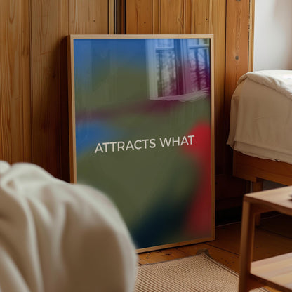 Gradient Aura Poster Set - Spiritual Wall Art, Energy Decor, Meditation Quote Prints