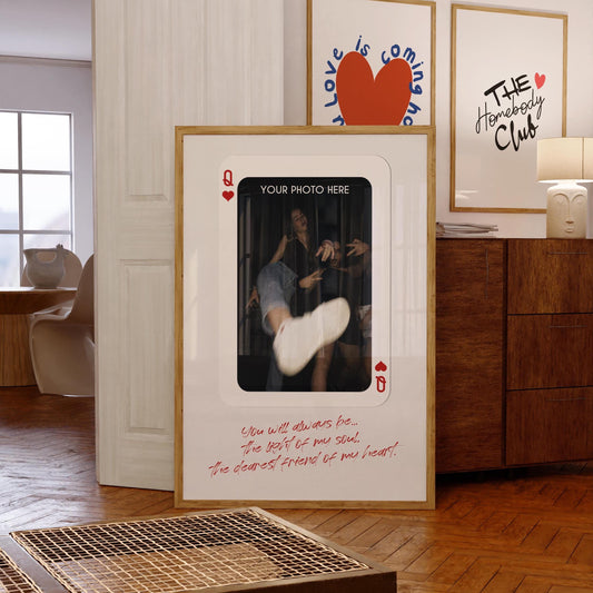 Custom Playing Cards Print, Custom Photo Print, Best Friend Gift, Personalized Gift, Unique Gift Idea, Custom Card Print, Gift Idea For Her