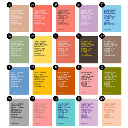 Custom Quote Print: Personalized Typography Wall Art (Digital Download)